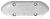 Martyr CMM25 Pleasurecraft Hull Zinc Anode - 9-1/4" x 3-3/8" x 3/4"