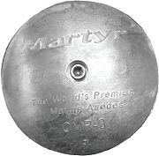 Martyr CMR05AL Anode Rudder 5 1/8" Trimtab