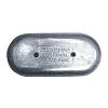 Martyr CMZ24BSZ Pleasurecraft Hull Zinc Anode - 14" x 6-1/4" x 1-1/4"
