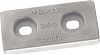 Martyr CMZHC5AZ Pleasurecraft Hull Zinc Anode - 8" x 4" x 3/4"