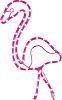Mings Mark 8080106 LED 2´ Pink Flamingo Rope Ligh