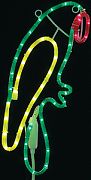 Mings Mark 8080123 LED Deco Rope Light 18" Parrot