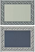 Mings Mark RA1-BLK/BEIGE 9X12 Patiomat Blk/Beige Clas.