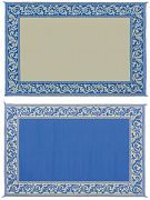 Mings Mark RA3-BLU/BEIGE 9X12 Patiomat Blu/Beige Clas.
