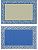 Mings Mark RA3-BLU/BEIGE 9X12 Patiomat Blu/Beige Clas.