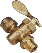 Moeller 03330010 1/4" Male/Female Brass Shut-Off Valve