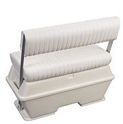 Moeller ST2200P 72 Quart White Swing Back Cooler/Livewell