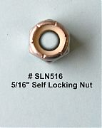 Nauticus Locking Nut , 5/16", Stainless, for MS516 & BS1002