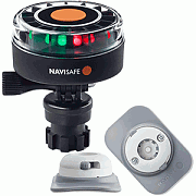 Navisafe Navilight 2NM Tricolor with Navimount Base & Rib Mount - White