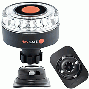 Navisafe Navilight 360° 2NM with Navibolt Base & Rib Mount - Black
