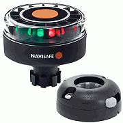 Navisafe Navilight Tricolor 2NM with Navibolt Base & Horizontal Mount - Black