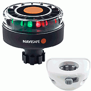 Navisafe Navilight Tricolor 2NM with Navibolt Base & Vertical Mount - White