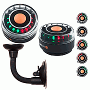 Navisafe Portable Navilight 2NM - Tricolor with Bendable Suction Cup Mount