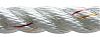 New England Ropes 60501200025 3 Strand Nylon Dockline - White - 3/8" x 25´