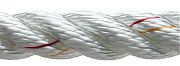 New England Ropes 60501600025 3 Strand Nylon Dockline - White - 1/2" x 25´