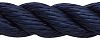 New England Ropes 60532000015 3 Strand Nylon Dockline - Navy - 5/8" x 15´