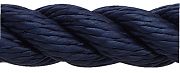 New England Ropes 60532000015 3 Strand Nylon Dockline - Navy - 5/8" x 15´