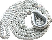 New England Ropes 629K02400012 3 Strand Moor Pendant 3/4X12