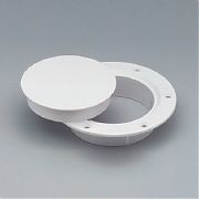 Nicro N10863DW 3" White Snap-In Deck Plate