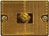 Optronics MC36ABP Clrnce Mrkr Sq Amber Std Mnt