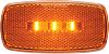 Optronics MCL32RBP LED Mark Light Oval Red