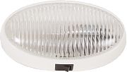 Optronics RVPL7CP Porch Light Oval with Switch Clr