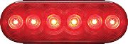 Optronics STL12RBP 6LED 6" Oval Tail Light