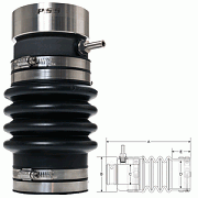 PSS Shaft Seal 1 1/2" Shaft 3 1/2" Tube
