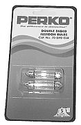 Perko 0070DP0CLR 12V/10W Double Ended Festoon Bulbs 2/CD