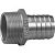 Perko 0076010PLB Straight Pipe To Hose Adapter - 2-1/2"