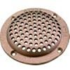 Perko 0086DP3PLB Round Bronze Strainer - 3-1/2"