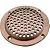 Perko 0086DP5PLB Round Bronze Strainer - 5"