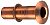 Perko 0348DP6PLB Extra Long Thru-Hull Connector - 1"