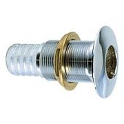 Perko 035006ADPC Thru-Hull Connector - Chrome Plated Bronze - 1-1/8"