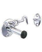 Perko 0574DP1CHR Door Stop And Holder - 2-3/8"