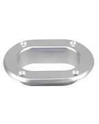 Perko 0752000CHR Oval Hawse Hole Plate