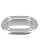 Perko 0752000CHR Oval Hawse Hole Plate