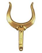 Perko 0828DP0PLB Ribbed Type Rowlock Hornes - Bronze