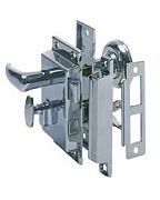 Perko 0918DP0CHR Rim Lock Set W/ Bolt-Box Strike