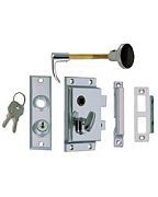 Perko 0919DP0CHR Rim Lock W/ Flush Strike