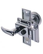 Perko 0928DP0CHR Rim Latch Set W/Box Strike