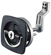 Perko 0931DP2BLK Flush Lock & Latch - Adjustable