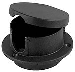Perko 1057DP0BLK Rope Deck Pipe Plastic Black