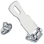 Perko 1198DP3CHR Chrome Plated Zinc Hasp - 3-3/4" x 1"