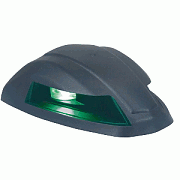 Perko 12 Volt LED BI-COLOR Navigation Light - Black Rounded
