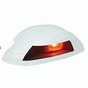 Perko 12 Volt LED BI-COLOR Navigation Light - White Rounded