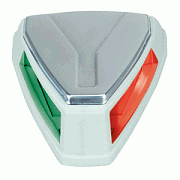 Perko 12 Volt LED BI-COLOR Navigation Light - White/Stainless Steel