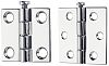 Perko 1293DP2CHR Butt Hinges - Removable Pin - 1-1/2" x 1-1/2"
