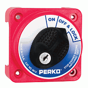 Perko 9612DP Compact Medium Duty Main Battery Disconnect Switch with Key Lock