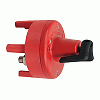 Perko Dual Battery Switch with Mounting Ring & Legs - Bulkhead Mount
